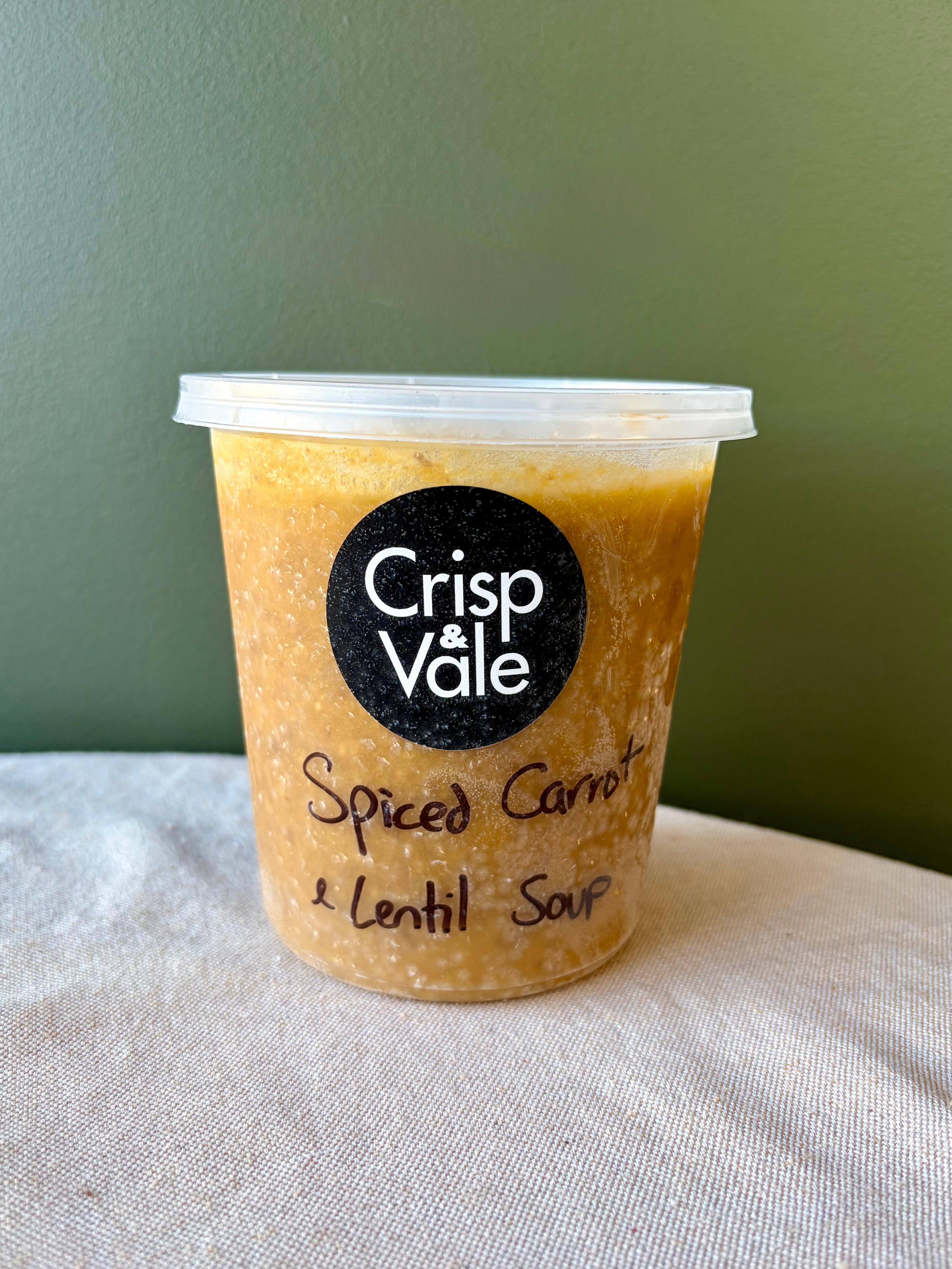 Spiced Carrot & Lentil Soup