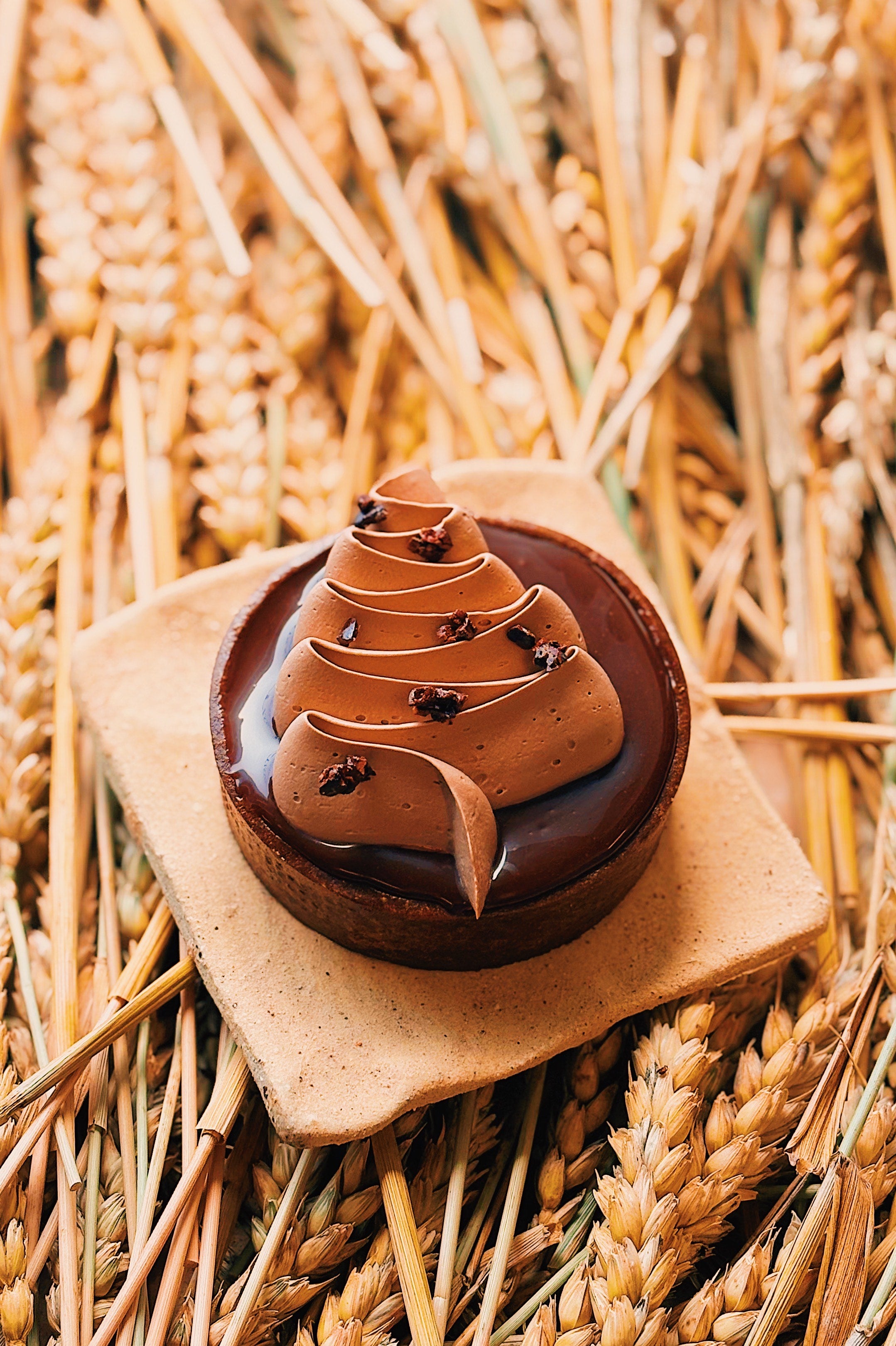 Chocolate Caramel Christmas Tarts by BUTTER