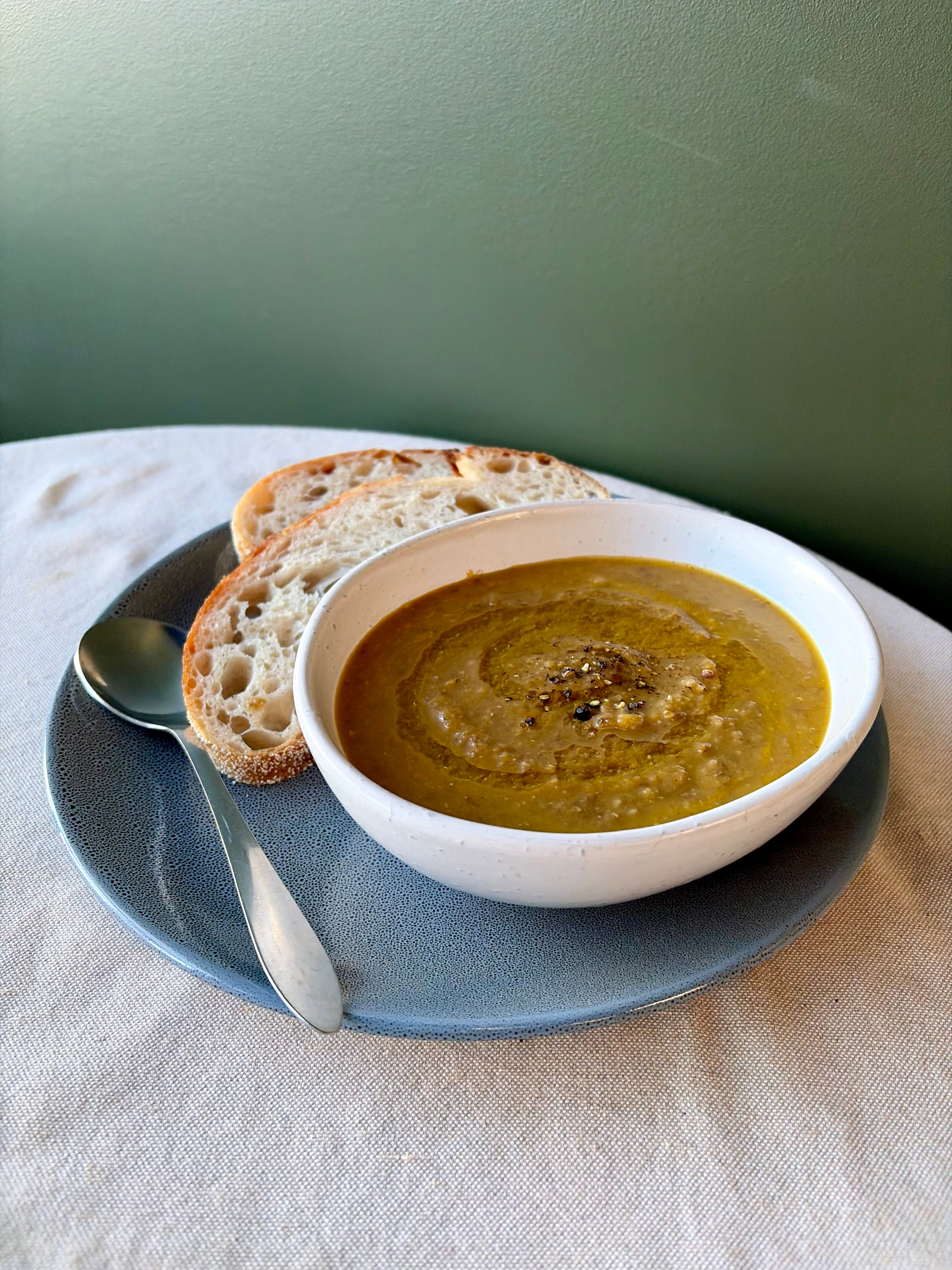 Spiced Carrot & Lentil Soup